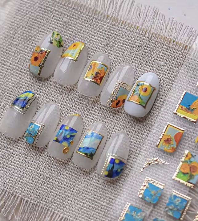 Van Gogh Nail Sticker Decals