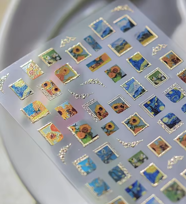 Van Gogh Nail Sticker Decals