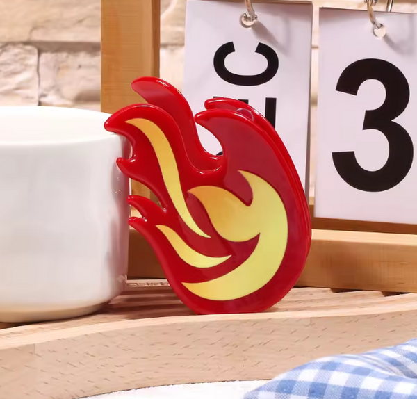 Fire Hashira Claw Hair Clip