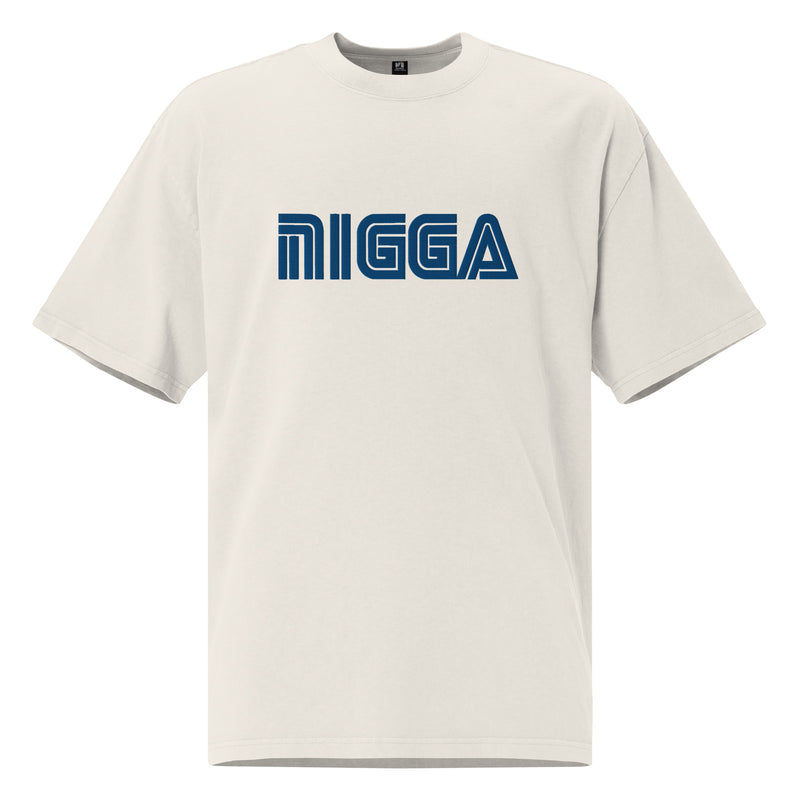 Nigga Embroidered Oversized t-shirt