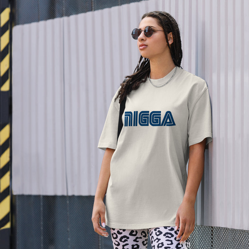 Nigga Oversized faded t-shirt