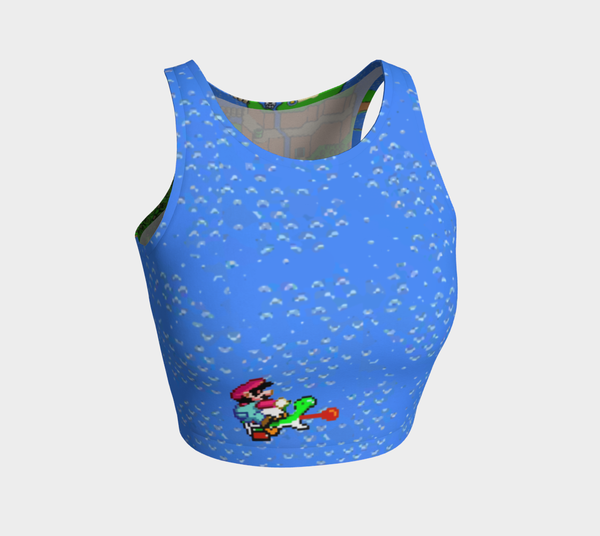 Super Mario World Map Crop Top +