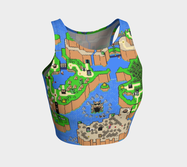 Super M World Map Crop Top