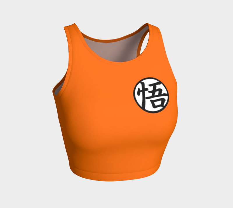 Goku Inspired Crop Top