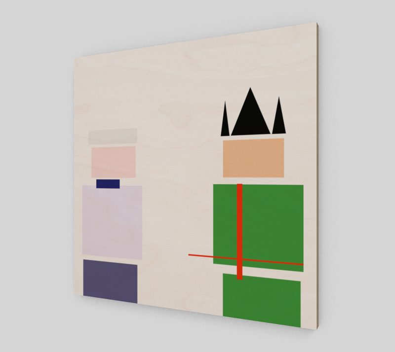 Hunter X Hunter Minimalist Wood Print