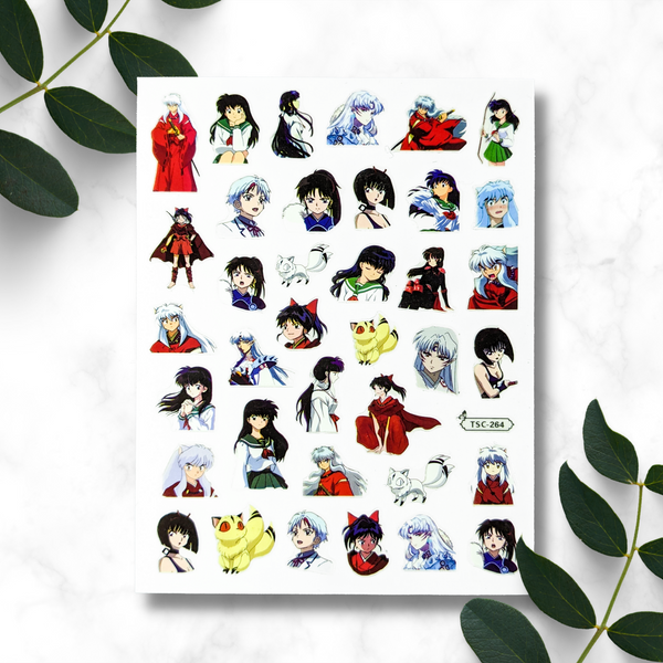 Inuyasha Nail Sticker Decals