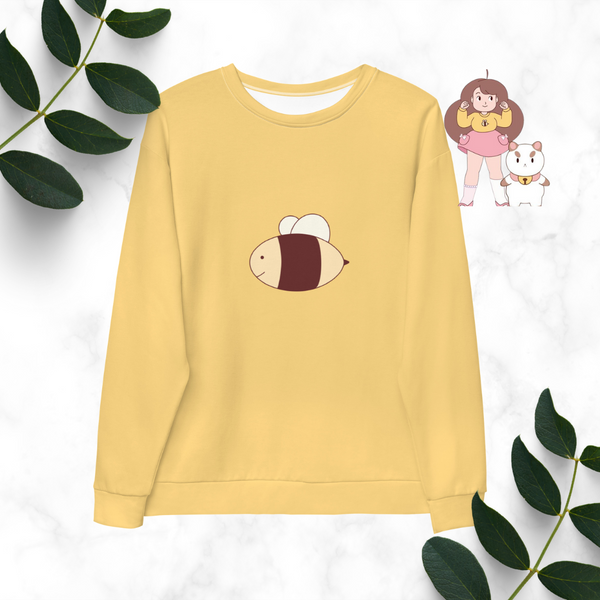 Bee Puppycat Sweatshirt Thicc