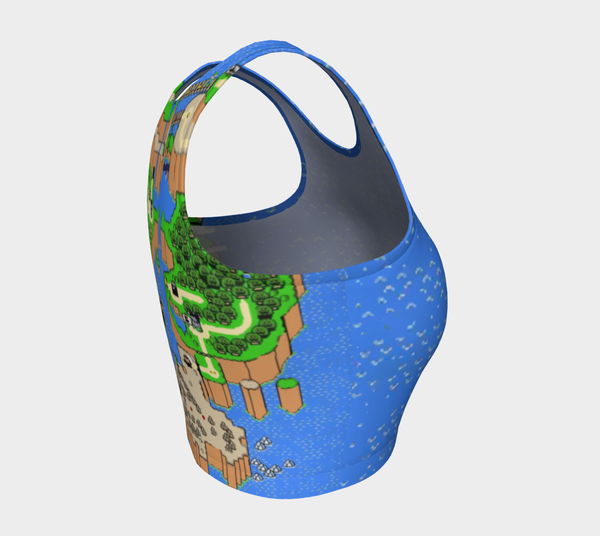 Super Mario World Map Crop Top +