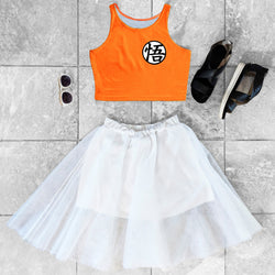 Goku Inspired Crop Top
