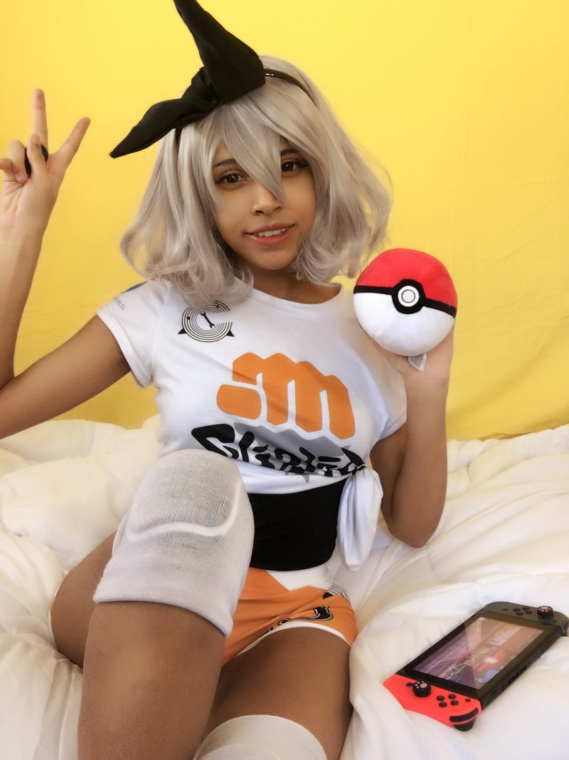 Bea Cosplay Sword Shield Top and Shorts