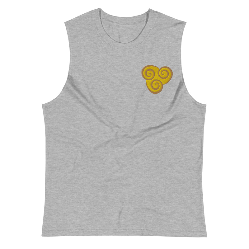 Air Nation Embroidered Muscle Workout Shirt