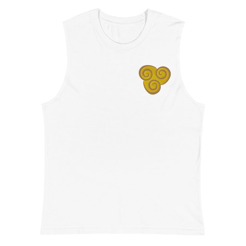 Air Nation Embroidered Muscle Workout Shirt