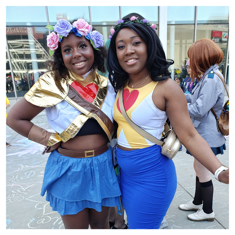 Bow Cosplay Crop Top